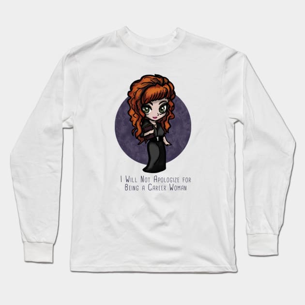 Rowena is a career woman Long Sleeve T-Shirt by SuperSamWallace